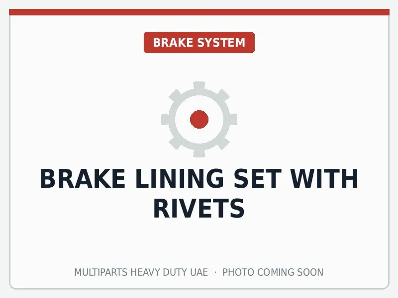 Brake Lining Set with Rivets for Iveco — spare part image
