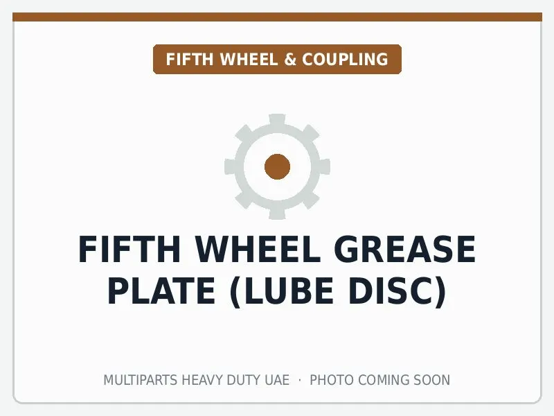 Fifth Wheel Grease Plate (Lube Disc) for Universal / Multi-brand — spare part image