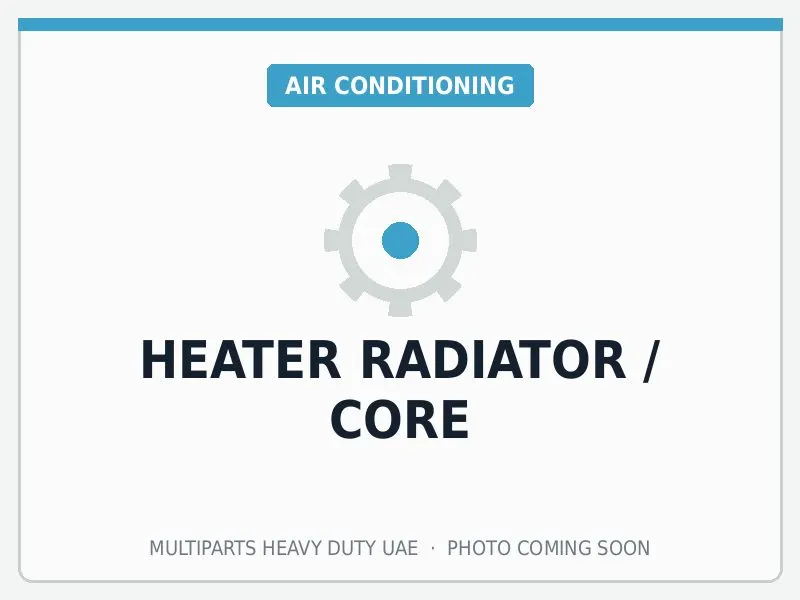 Heater Radiator / Core for Iveco — spare part image