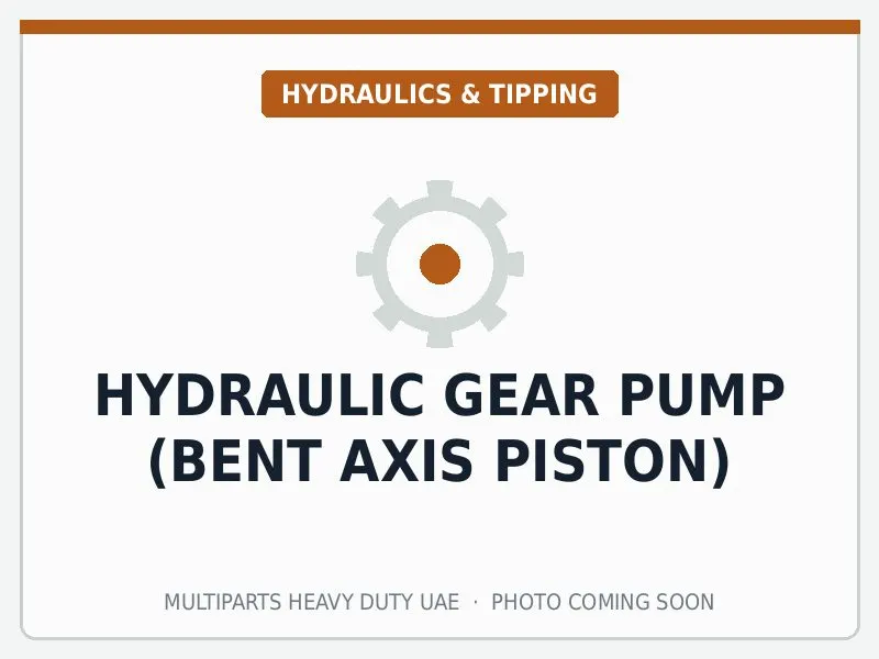 Hydraulic Gear Pump (Bent Axis Piston) for Hyva / Binotto / Universal — spare part image