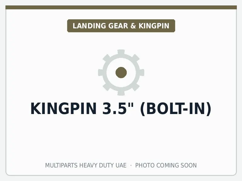 Kingpin 3.5" (Bolt-In) for JOST / Fuwa / Universal — spare part image