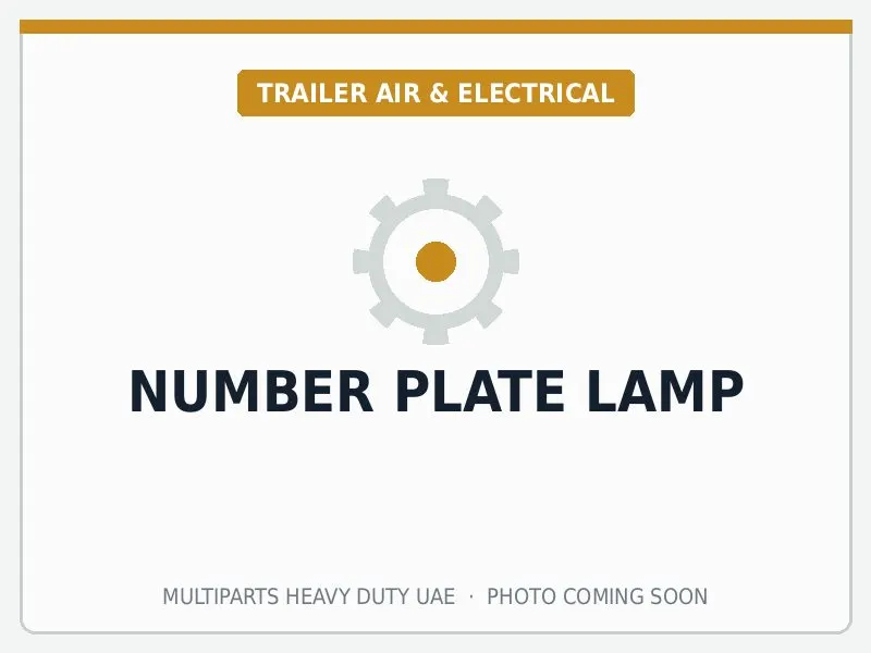Number Plate Lamp for Universal Trailer — spare part image
