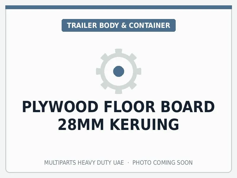 Plywood Floor Board 28mm Keruing for Universal Trailer — spare part image