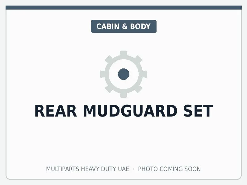 Rear Mudguard Set for Mitsubishi Fuso — spare part image