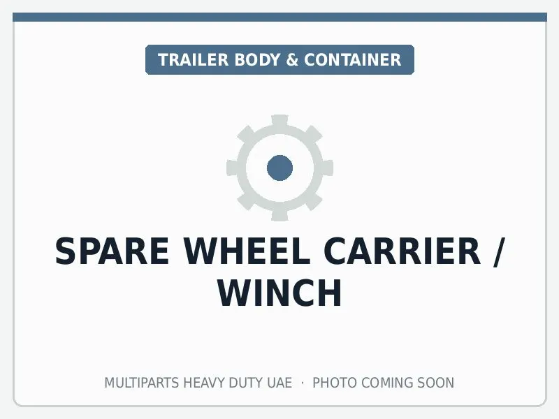 Spare Wheel Carrier / Winch for Universal Trailer — spare part image
