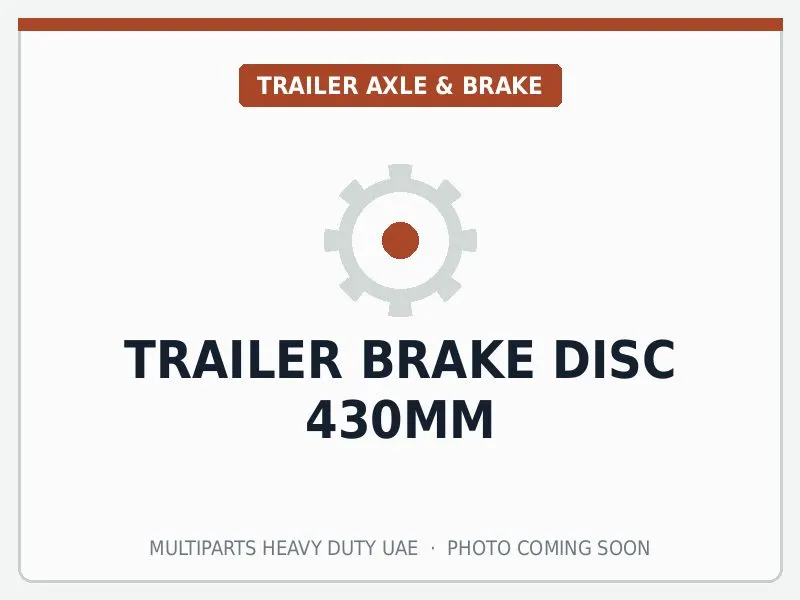 Trailer Brake Disc 430mm for Valx — spare part image