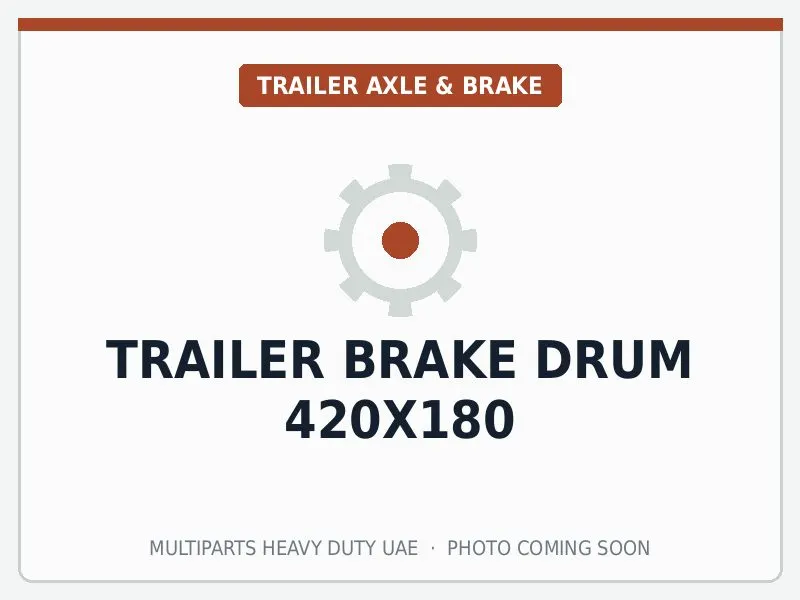 Trailer Brake Drum 420x180 for Valx — spare part image