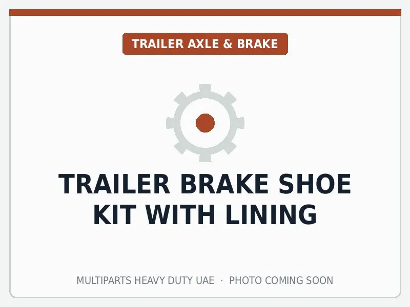 Trailer Brake Shoe Kit with Lining for Valx — spare part image