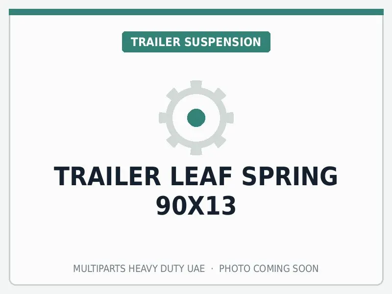 Trailer Leaf Spring 90x13 for BPW / SAF / Universal — spare part image