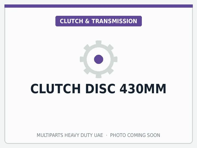 Clutch Disc 430mm for Mercedes-Benz — spare part image