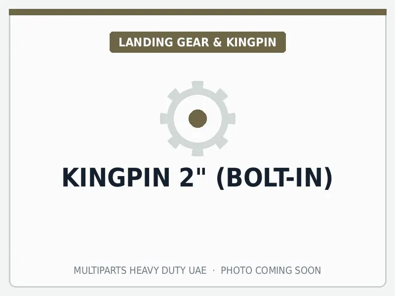 Kingpin 2" (Bolt-In) for JOST / Fuwa / Universal — spare part image