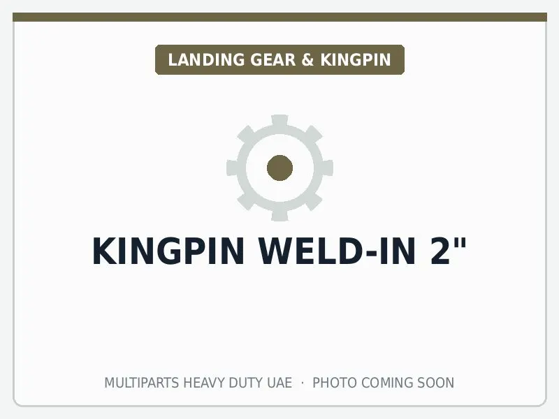 Kingpin Weld-In 2" for JOST / Fuwa / Universal — spare part image