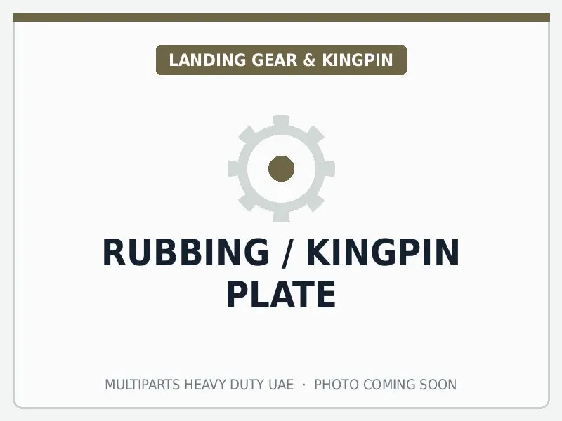 Rubbing / Kingpin Plate for JOST / Fuwa / Universal — spare part image